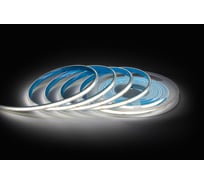 Светодиодная лента Apeyron 24В, 15Вт/м, COB, 560д/м, IP65 в пвх, 1200Лм/м, подложка 8мм, 5м. 4000К 00-490