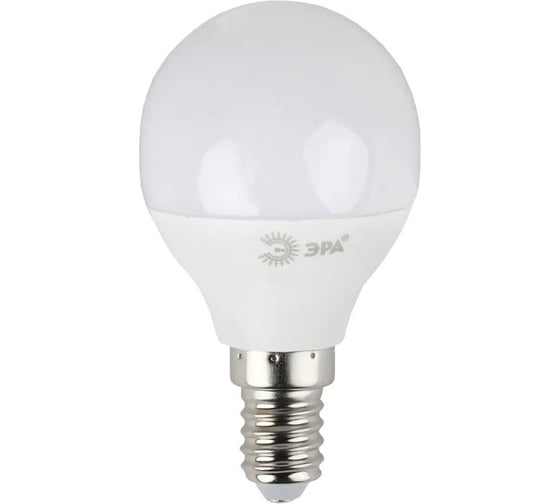 Набор лампочек ЭРА RED LINE LED P456W865E14 R светодиодные (EC) E14, 6Вт, шар, холодный белый, 10 штук Б0056766