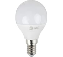 Набор лампочек ЭРА RED LINE LED P458W827E14 R светодиодные (EC) E14, 8Вт, шар, теплый белый, 10 штук Б0056770