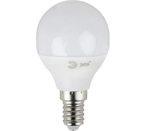Набор лампочек ЭРА STD LED P457W840E14 светодиодные (EC) E14, 7 Вт, шар, нейтральный белый, 10 штук Б0056447 1