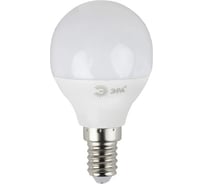 Набор лампочек ЭРА STD LED P457W860E14 светодиодные (EC) E14, 7 Вт, шар, холодный дневной, 10 штук Б0056448