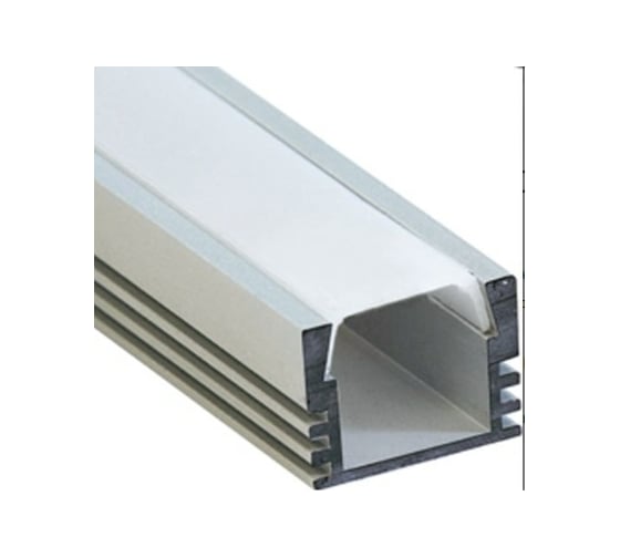 Профиль Jazzway PAL 1612 накладной, 2м, анодированный 1009647