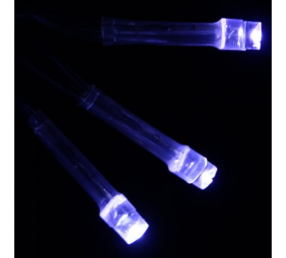 Гирлянда для улицы Серпантин ЗАНАВЕС ш3* в2,5м 480 ламп LED, прозрачный провод, 8 режимов, IP-54, Белый (возможность соединения) 183-077
