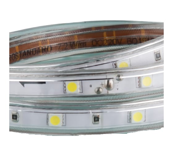 Светодиодная лента Elektrostandard 220V, 14,4W, 60Led, 5050, IP65, синий, 50 м LSTR003 22 a033711 1