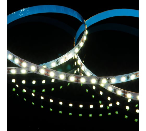 Светодиодная лента Elektrostandard SLS 01 CW IP20 5m 2835 12V 60Led 4,8W IP20 6500K холодный белый a049837