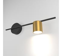Настенный светодиодный светильник Elektrostandard MRL LED, 1019, Acru, черный, золото a047882