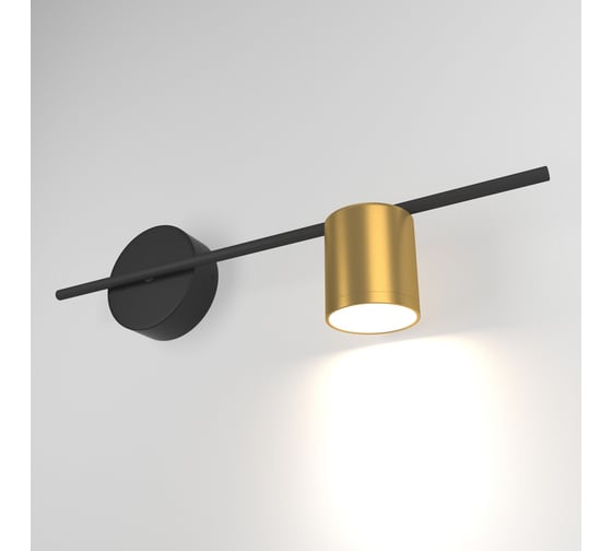 Настенный светодиодный светильник Elektrostandard MRL LED, 1019, Acru, черный, золото a047882