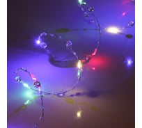 Гирлянда для дома Серпантин "Льдинка" на батарейках 2,0 м 20 ламп LED, 3 режима, IP-20, Мультицвет 183-0209