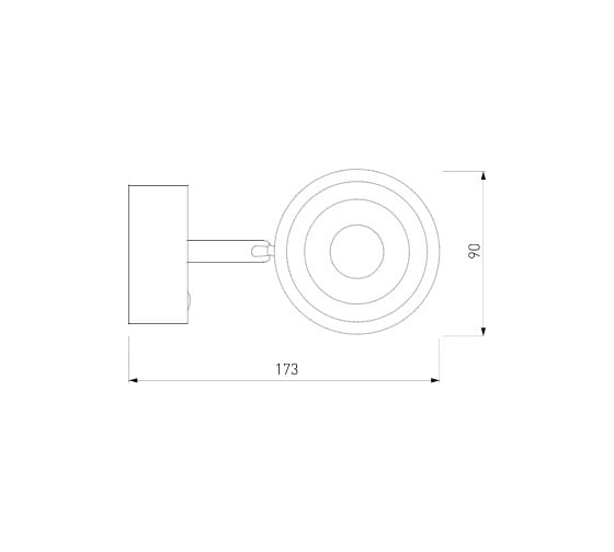 Настенный светодиодный светильник Elektrostandard MRL LED 1018 Oriol черный a047880