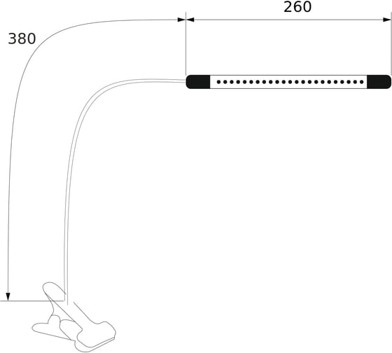 Светильник для растений Elektrostandard FT-005 02, чёрный a052890