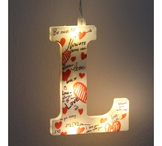 Гирлянда для дома Серпантин БАХРОМА "LOVE" ш2,5м* в0,45/0,65м 90 ламп LED, прозрачный провод, 8 режимов, IP-20, Теплый белый (возможность соединения) 725-980