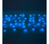 Гирлянда для улицы Серпантин БАХРОМА ш5м* в40/60см 180 ламп LED, прозрачный провод, 8 режимов, IP-54, Синий (возможность соединения) 183-172