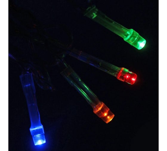 Гирлянда для дома Серпантин ЗАНАВЕС ш1,5* в2,5 м 360 ламп LED, прозрачный провод, 8 режимов, IP-20, Мультицвет (возможность соединения) 131-030