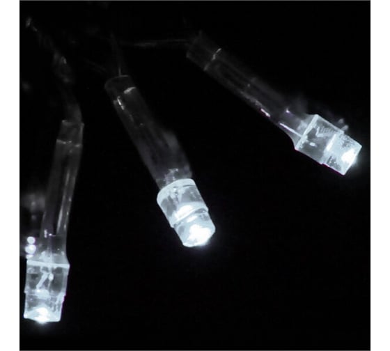 Гирлянда для улицы Серпантин СЕТКА ш2,0* в3м 384 ламп LED, прозрачный провод, 8 режимов,IP-54, Белый (возможность соединения) 183-109