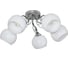 Светильник потолочный ЭЛЕТЕХ Сильва 151 хром (Плафон 8334) НПБ 01-5x60-132 Е27 1005405151 2