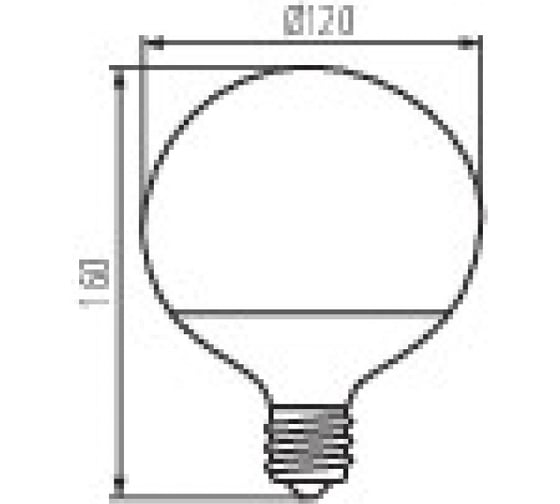 Светодиодная лампочка KANLUX LUNI PRO, E27, LED-WW, 1520 Lm, 3000К 22571