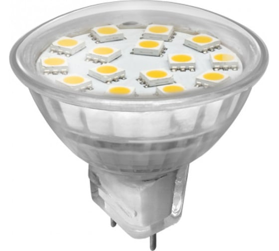 Светодиодная лампочка KANLUX LED15, SMD, MR16, CW, 12В 8943 1