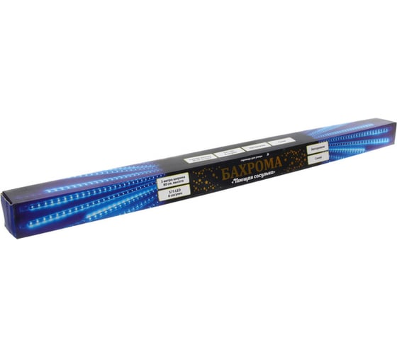 Гирлянда для улицы Серпантин "Тающая сосулька" 3,0 м*80 см 575 лампы LED, IP-54, Синий (8 трубок) 725-515