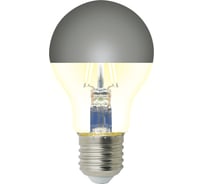 Лампа Uniel LED-A60-4W/3000K/E27/CL MIRROR/CHROME PLS02WH UL-00011795