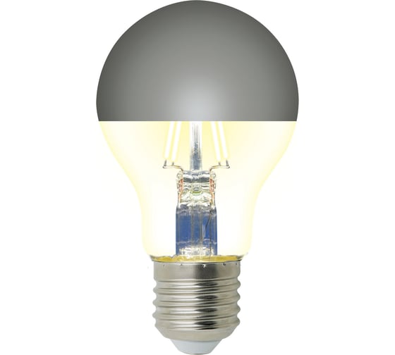Лампа Uniel LED-A60-4W/4000K/E27/CL MIRROR/CHROME PLS02WH UL-00011796 1