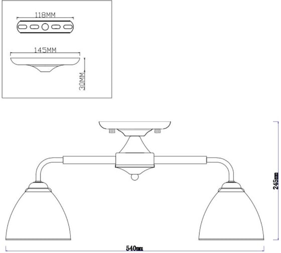 Потолочная люстра J-LIGHT WESTA 3111/3C