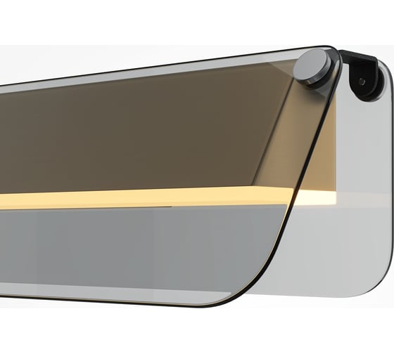 Настенный светильник (бра) MAYTONI Flat LED 10W Черный и Латунь MOD296WL-L10BS3K