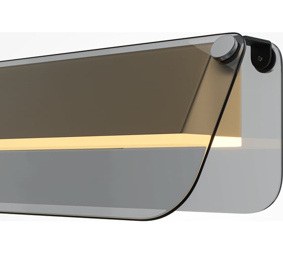 Настенный светильник (бра) MAYTONI Flat LED 6W Черный и Латунь MOD296WL-L6BS3K