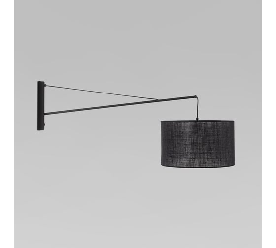 Настенный светильник с тканевым абажуром TK Lighting 10438 Glorii черный a069090