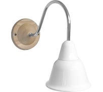 Настенный светильник Bironi Кампана 1 плафон, белый, хром 30/10 BS1-21-0101/30/10