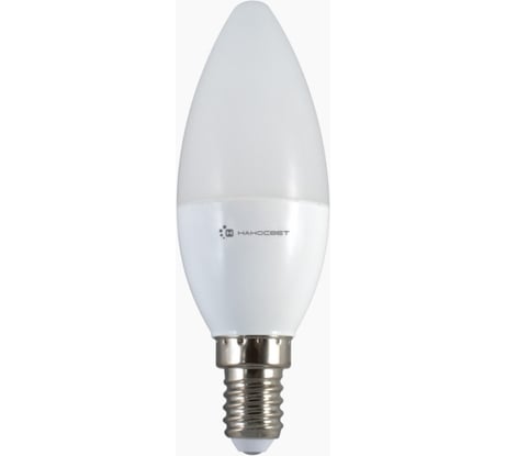 Светодиодная лампа Наносвет LED EcoLed LE-CD-6/E14/840, 6Вт, свеча, 520 лм, Е14, 4000К, Ra90 L251