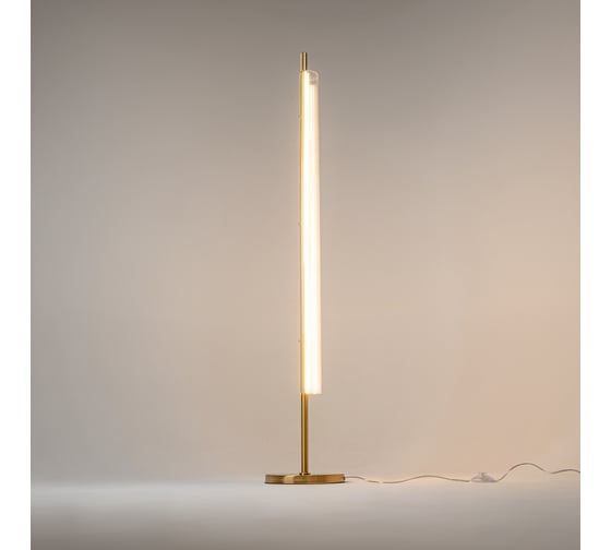 Напольный светильник (торшер) MAYTONI Loom LED 15W Латунь MOD258FL-L15BS3K