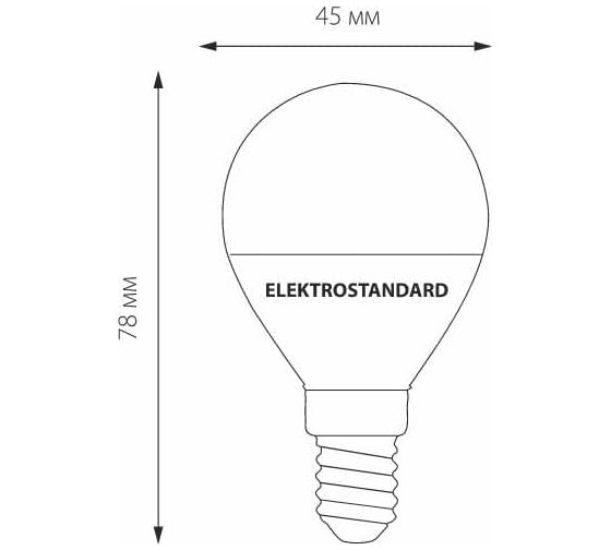 Светодиодная лампа Elektrostandard Mini Classic LED 7W 3300K E14 матовое стекло BLE1405 a048993