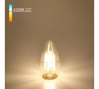 Светодиодная лампа Elektrostandard BLE2706 свеча F 9W 4200K E27 C35 прозрачный a048283