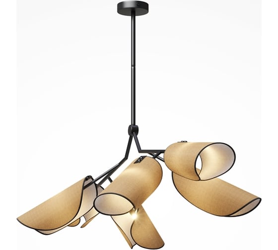 Подвесной светильник MAYTONI Organic 6хG9x12W Черный MOD225PL-06B