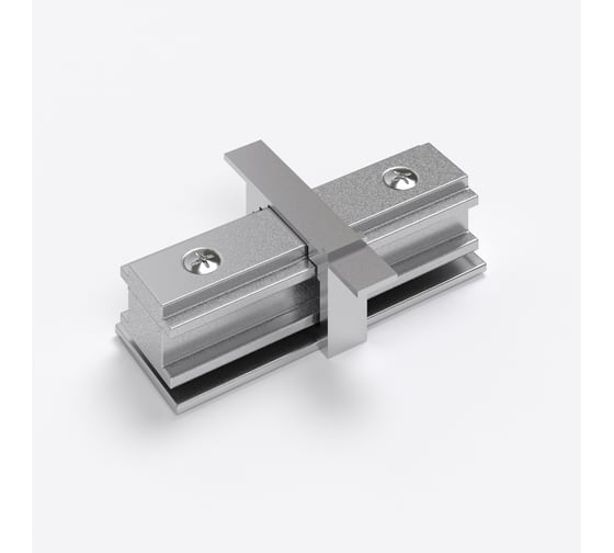 Прямой коннектор для однофазного встраиваемого шинопровода Elektrostandard TRCM-1-I-CH серебристый a050162