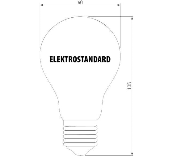 Светодиодная лампа Elektrostandard Classic F 8W 3300K E27 A60 тонированный BLE2705 a048278