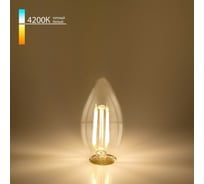 Светодиодная лампа Elektrostandard, свеча 9W 4200K E14 CW35 прозрачный BLE1426 a050132