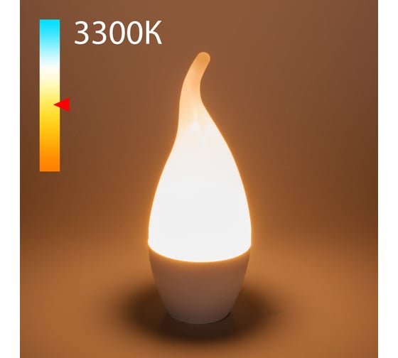 Светодиодная лампа Elektrostandard, свеча на ветру СDW LED D 8W 3300K E14 BLE1431 a050352