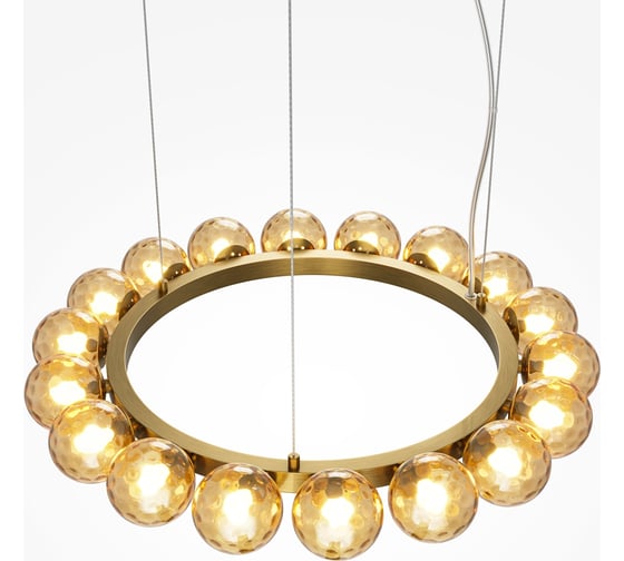 Подвесной светильник MAYTONI Ambre LED 32W Латунь MOD331PL-L32BS3K
