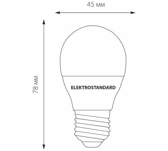 Светодиодная лампа Elektrostandard BLE2730 Mini Classic LED 7W 3300K E27 матовое стекло a048624
