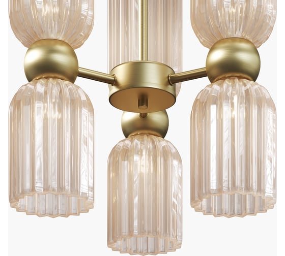 Подвесной светильник MAYTONI Antic 6хE14x40W Золото MOD302PL-06CG