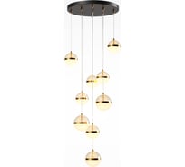 Подвесной светильник MAYTONI Area LED 120W Черный и Латунь MOD295PL-L120BBS3K