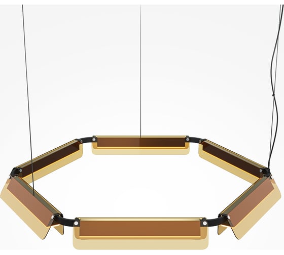 Подвесной светильник MAYTONI Flat LED 60W Черный MOD296PL-L60BC3K