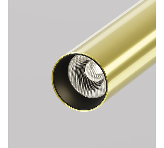 Потолочный светильник MAYTONI Focus T LED 6W Черный и Латунь C141CL-L300-6W4K-BBS