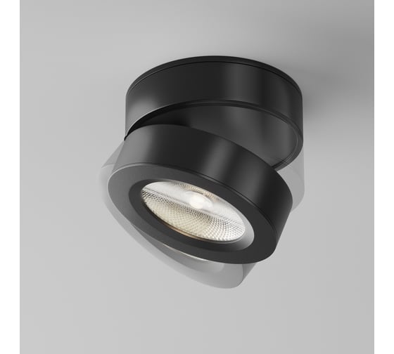 Потолочный светильник MAYTONI Magic LED 7W Черный C022CL-7W4K-B-1