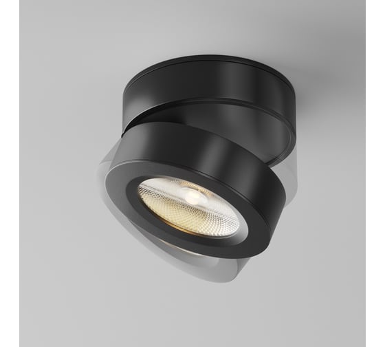Потолочный светильник MAYTONI Magic LED 7W Черный C022CL-7W3K-B-1