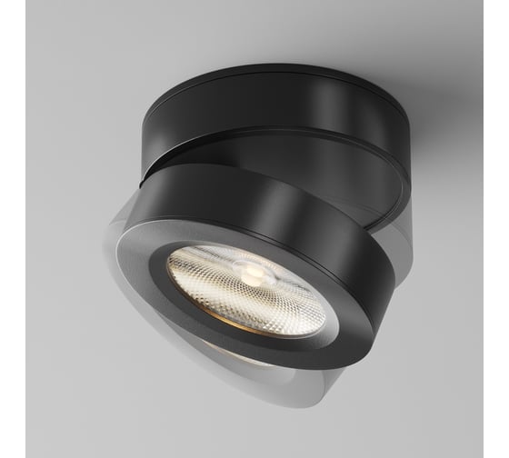Потолочный светильник MAYTONI Magic LED 12W Черный C022CL-12W3K-B-1