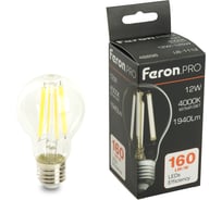 Лампа светодиодная FERON .PRO LB-1112 Шар E27 12W 175-265V 4000K, 48896