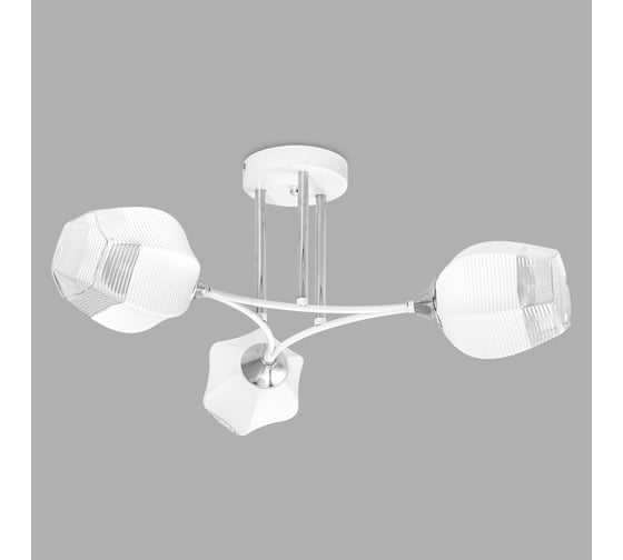 Потолочная люстра IMEX MD.4881-3-S WH+CH 1