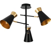 Потолочная люстра IMEX MD.78853-3-S BK+FGD